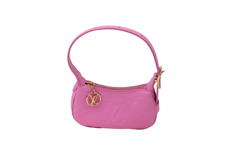 Louis Vuitton Pink Leather Bubblegum Over the Moon Handbag